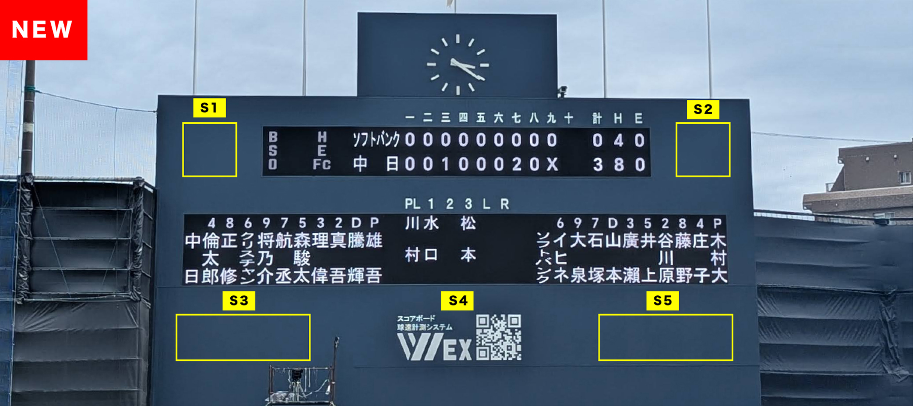 外野上段